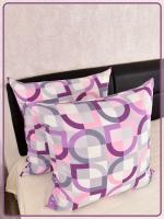 Наволочки на молнии Ив. бязь Диалог вид 9/2 розовый 2 шт.