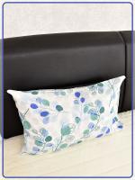 Наволочка Ивановская бязь Эвкалипт вид 9/8 синий 1 шт.