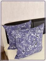 Наволочки на молнии Ив. бязь Валенсия вид 2/9 сине-сиреневый 2 шт.
