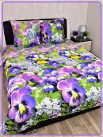 Постельное белье бязь Анютины глазки 1525