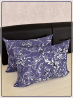 Наволочки на молнии Ив. бязь Валенсия вид 2/9 сине-сиреневый 2 шт.